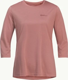 Jack Wolfskin Crosstrail Funktionsshirt 3/4 blush powder (Damen)