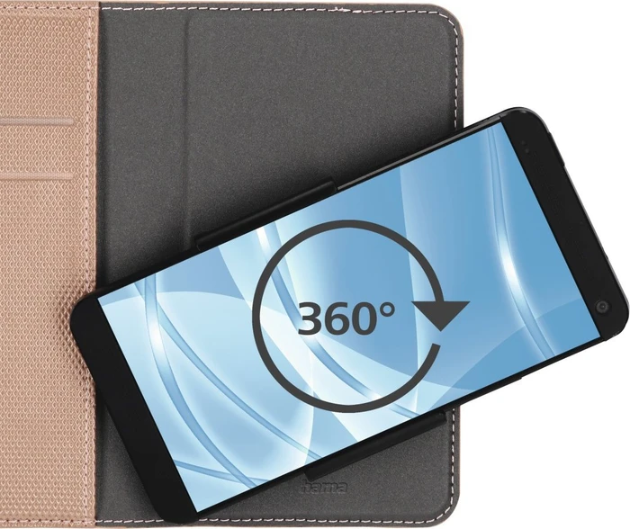 Hama Booklet Smart Move Metallic XL rosegold