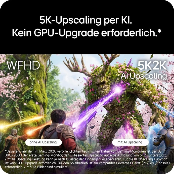 LG UltraGear evo AI OLED GX9 39GX950B-B, 39"