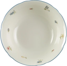 Seltmann Weiden Marie-Luise Streublume 30308 Rand Schüssel 20.3cm blauer
