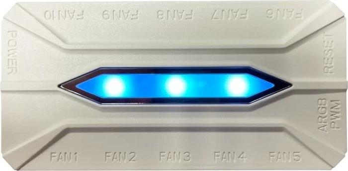 LC-Power Case Fan 120mm ARGB Reverse, weiß, LED-Steuerung, Fernbedienung, 120mm, 3er-Pack