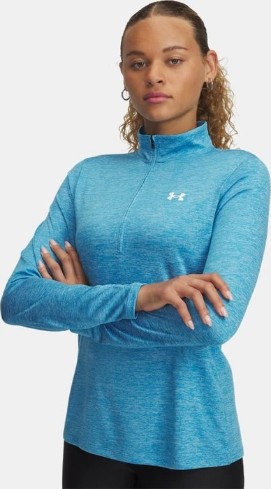 Under Armour Tech Twist Half Zip Funktionsshirt langarm ether blue/white (Damen)