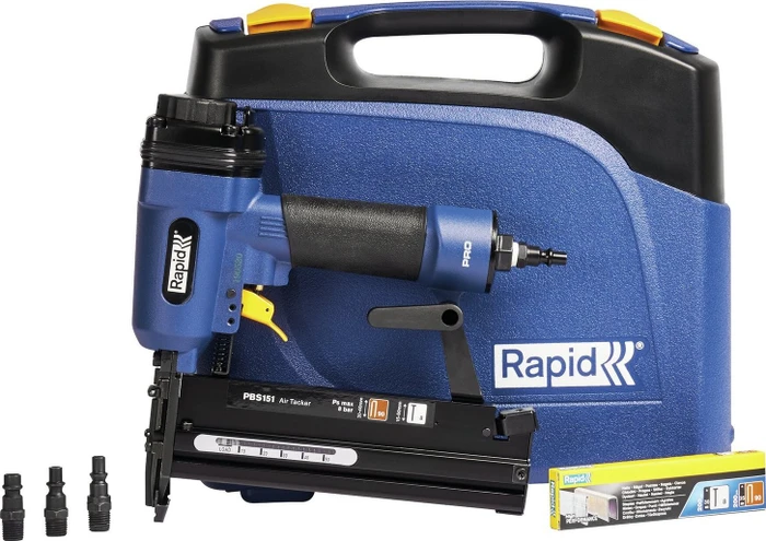 Rapid PRO PBS151 Druckluft-Tacker/Nagler inkl. Koffer