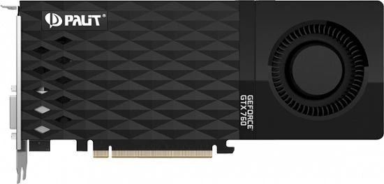 Palit GeForce GTX 760, 2GB GDDR5, 2x DVI, HDMI, DP