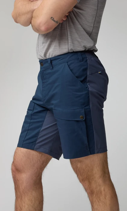 Fjällräven Abisko Hybrid Trail Hose kurz navy (Herren)
