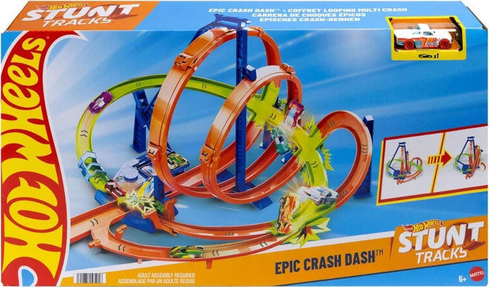 Mattel Hot Wheels Episches Crash-Rennen