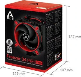 ARCTIC Freezer 34 eSports DUO schwarz/weiß