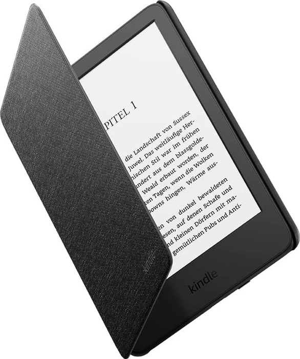 Amazon Stoffhülle für Kindle 2022 [11. Generation], Holzfaser, schwarz
