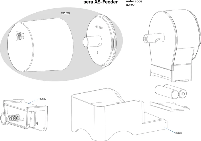 sera XS-Feeder, Futterautomat