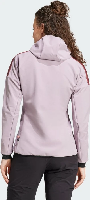 adidas Terrex Xperior Varilite Hybrid Primaloft Funktionsjacke preloved fig/burgundy (Damen)