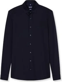 OLYMP No. Six 24/Seven Urban Kent Hemd langarm marine (Herren)