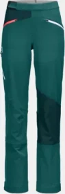 Ortovox Col Becchei Skihose lang pacific green (Damen)