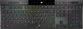 Corsair Gaming K100 AIR Wireless, MX RGB ULP Tactile, USB/Bluetooth, DE