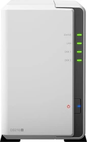 Synology DiskStation DS216j, 512MB RAM, 1x RJ-45 1000Base-T, 2x USB-A 3.0