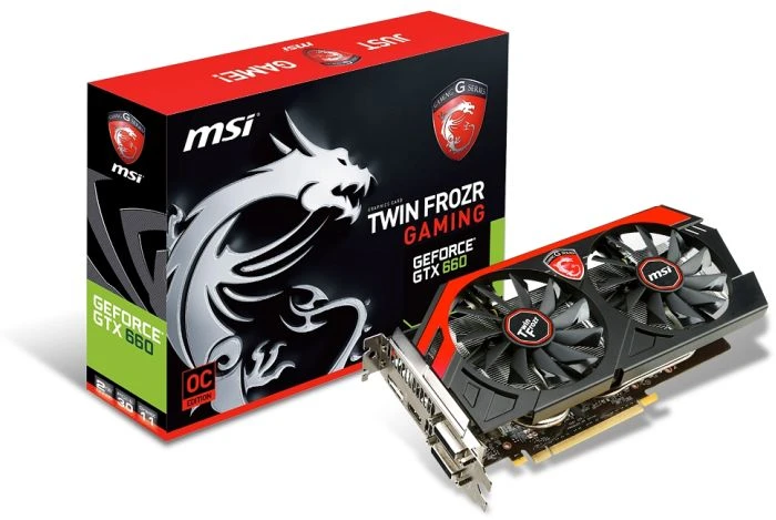 MSI GeForce GTX 660, N660 Gaming 2GD5/OC, 2GB GDDR5, 2x DVI, HDMI, DP