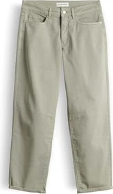 Opus Melly Relax Barrel BCI Cotton Mix Mid Rise Jeans pale olive (Damen)