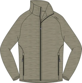 CMP Fleecestretch Jacke sage mel (Herren)