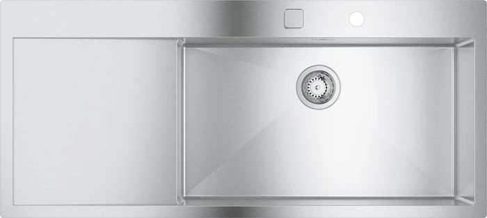 Grohe K1000 80-S 116/52 1.0 rh Einbau Becken rechts edelstahl