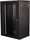 Roline / Secomp Value 19" Wandgehäuse 18HE, Flatpack, Sicherheitsglastür, IP20, RAL 9005, 450mm tief (26.99.0827)