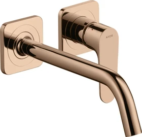 Hansgrohe Axor Citterio M Waschbeckenarmatur 227mm polished red gold