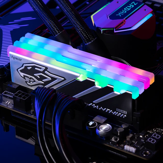 Apacer PANTHER RGB UDIMM 32GB Kit, DDR5-6000, CL40-40-40-96