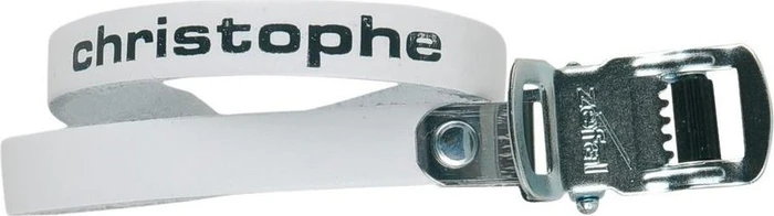 Zéfal Christophe Leather Toe-Straps Pedalriemen weiß