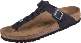 Birkenstock Gizeh Nubukleder schwarz (Damen)