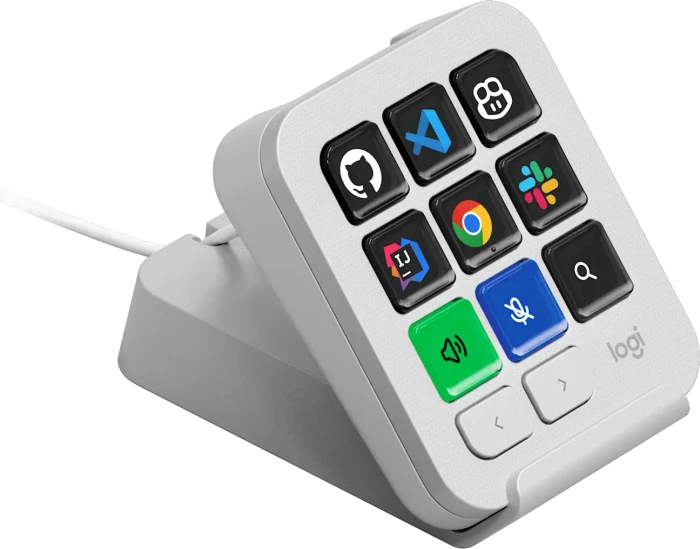Logitech MX Keypad, hellgrau, USB-C