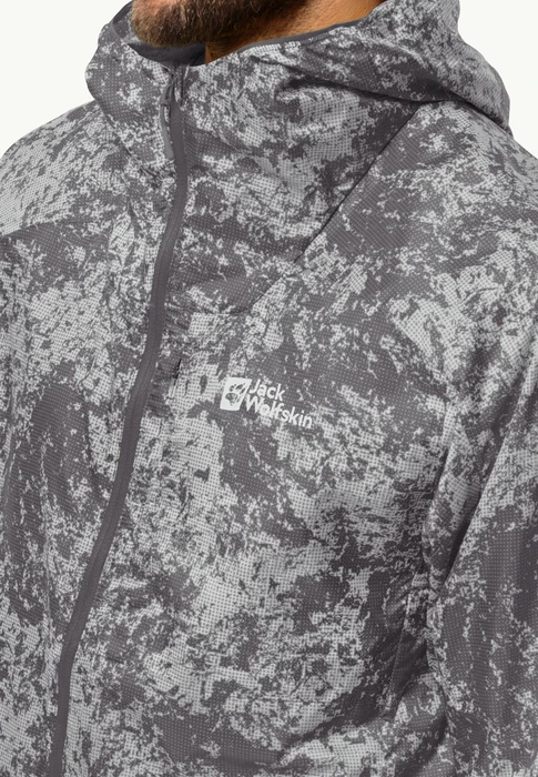 Jack Wolfskin Prelight Windbreaker Funktionsjacke grid camo slate (Herren)