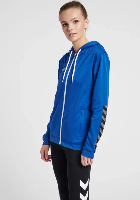 hummel Authentic Poly Zip Hoodie true blue (Damen)