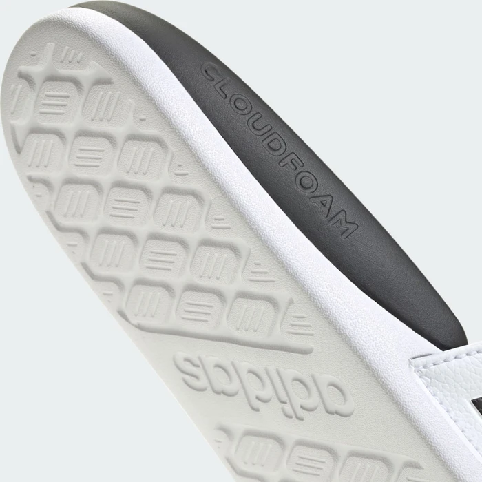 adidas Adilette Comfort 2.0 Duschsandale cloud white/core black/collegiate gold