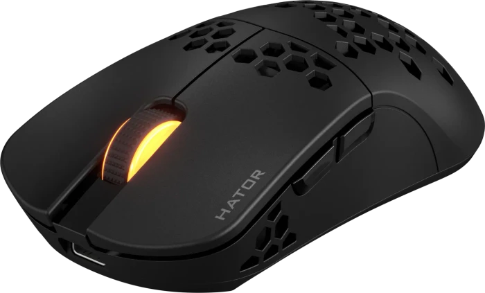 Hator Stellar Pro Wireless Gaming Mouse schwarz, USB/Bluetooth