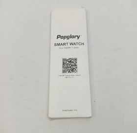 Popglory Smartwatch 1.85" schwarz