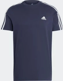 adidas Essentials Single 3-Streifen T-Shirt kurzarm legend ink/white (Herren)