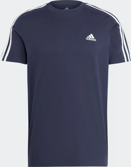 adidas Essentials Single 3-Streifen T-Shirt kurzarm legend ink/white (Herren)