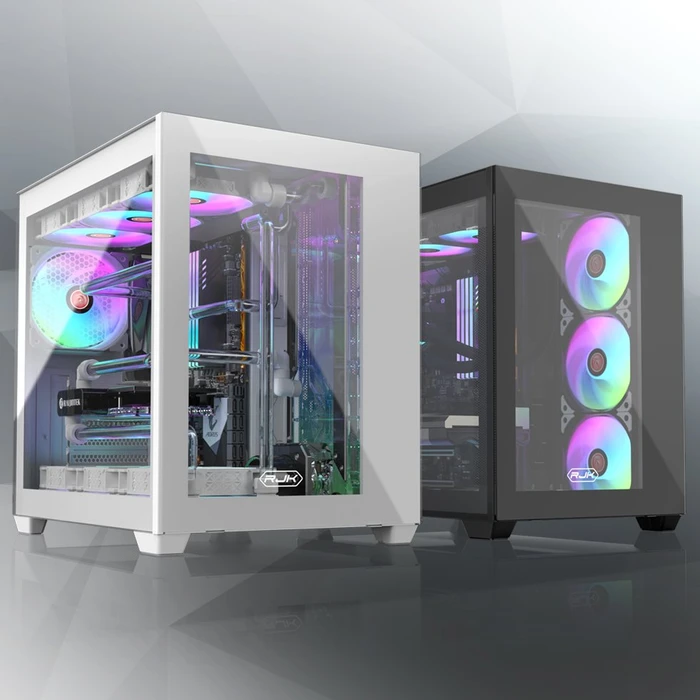 Raijintek Paean C7, weiß, Glasfenster
