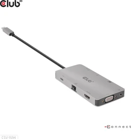Club 3D 9-in-1 Hub, USB-C 3.0 [Stecker] (CSV-1594)