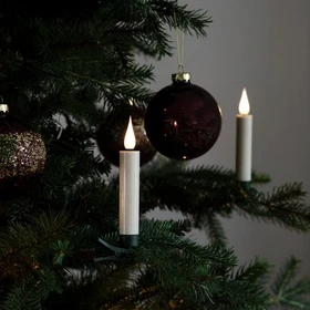 Konstsmide Christbaumkerzen-Set LED 10x warmweiß, 10 Stück