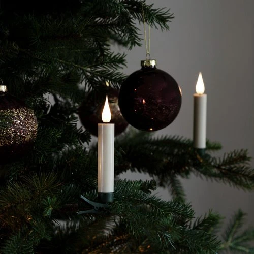 Konstsmide Christbaumkerzen-Set LED 10x warmweiß, 10 Stück