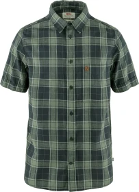 Fjällräven Övik Travel Hemd kurzarm dark navy/patina green (Herren)