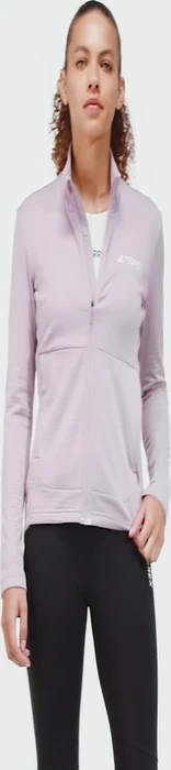 adidas Terrex Multi Light Fleece Jacke preloved fig (Damen)