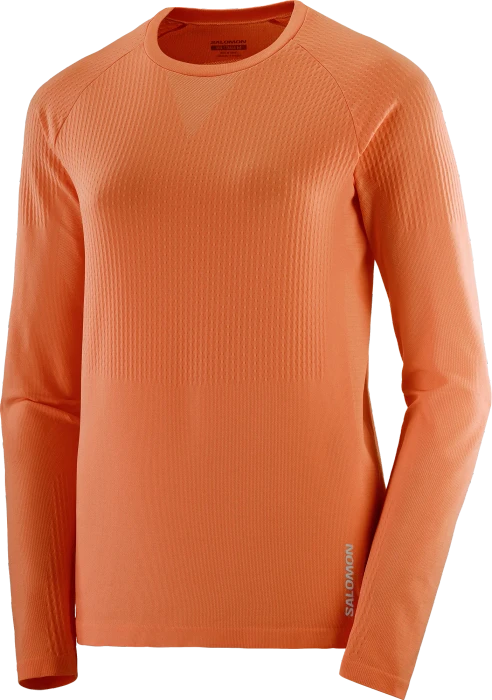 Salomon Sense Aero Funktionsshirt langarm burnt ochre (Damen)