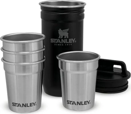 Stanley Adventure Shot Glass Set Becher matte black pebble