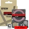 Epson LK-4RBF Beschriftungsband, 12mm, schwarz/fluoreszierend rot Vorschaubild