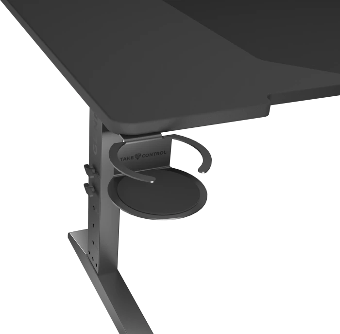 Genesis Holm Modular RGB Schreibtisch 140x75cm schwarz/schwarz