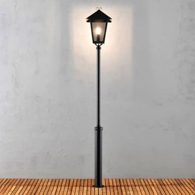 Konstsmide Benu E27 254cm Stehleuchte schwarz