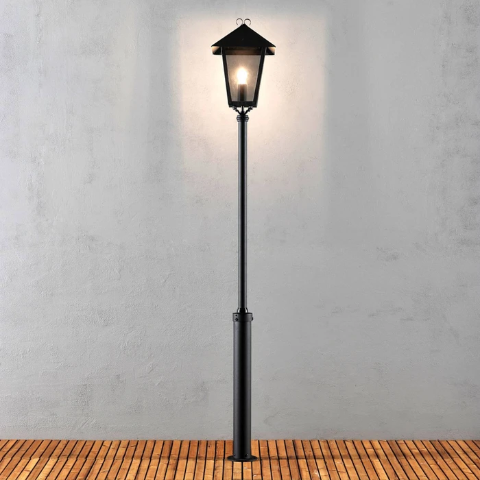 Konstsmide Benu E27 254cm Stehleuchte schwarz