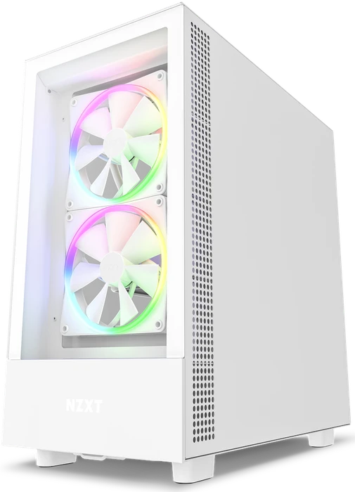 NZXT H5 Elite, weiß, Glasfenster