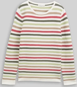 Tom Tailor Rundhalsausschnitt Strickpullover grün (Damen)