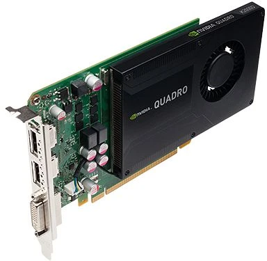 PNY Quadro K2000, 2GB GDDR5, DVI, 2x DP